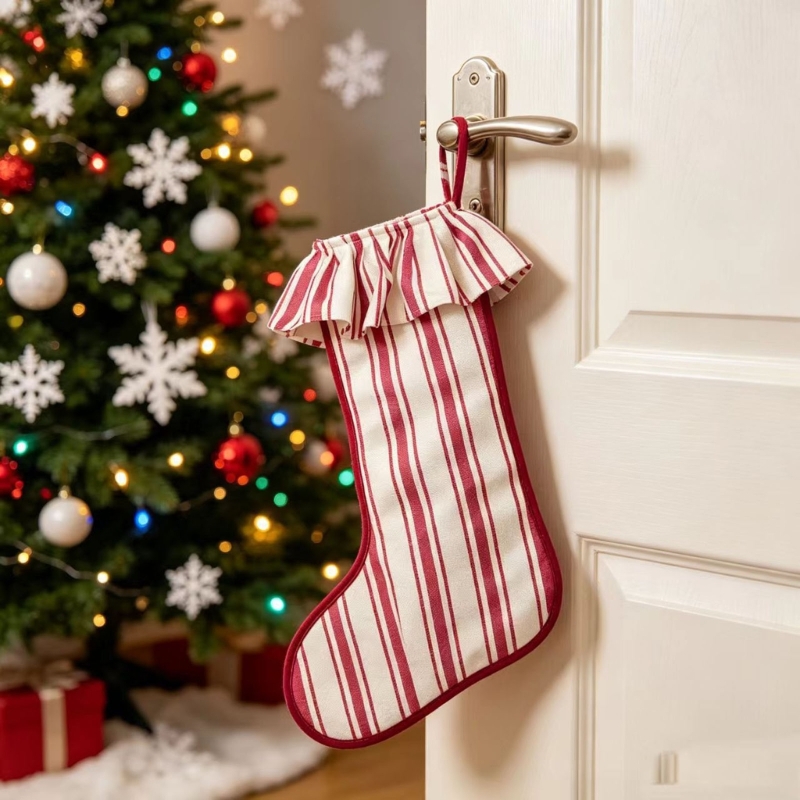 Christmas Stocking Hanging - 크리스마스 스타킹 삼베 난로 지역 휴일
