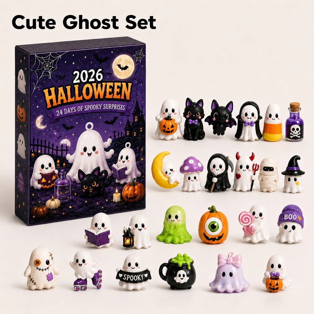 Advent Calendar Gift - 2026년 할로윈 어드벤트 캘린더, 24일짜리 무시무시한