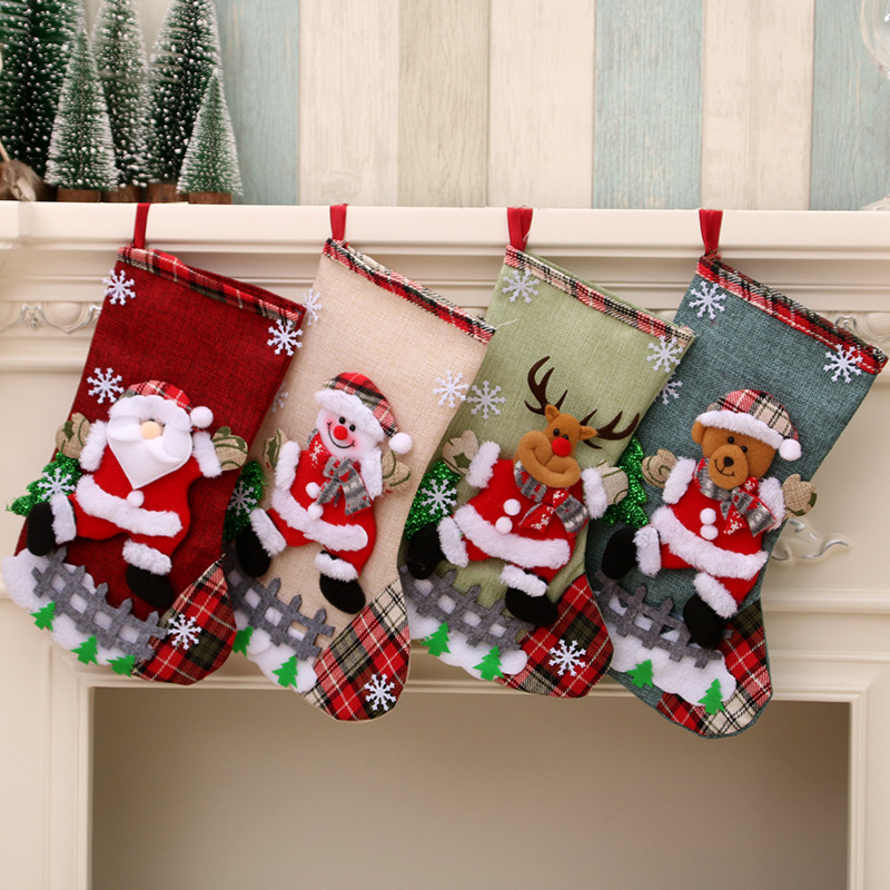 Christmas Stocking Hanging - 31cm 대형 크리스마스 스타킹 크리스마스 장식