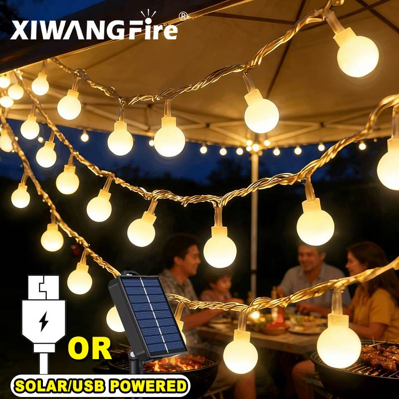 3-10M 태양광/USB/배터리 스트링 조명, 요정 글 - Christmas Lights Outdoor 리뷰 및 가격