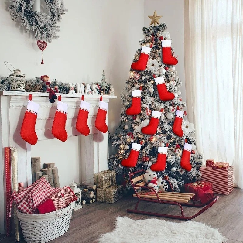 크리스마스 장식용 양말, 벽난로 장식용 양말, 선물 가 - Christmas Stocking Hanging 리뷰 및 가격
