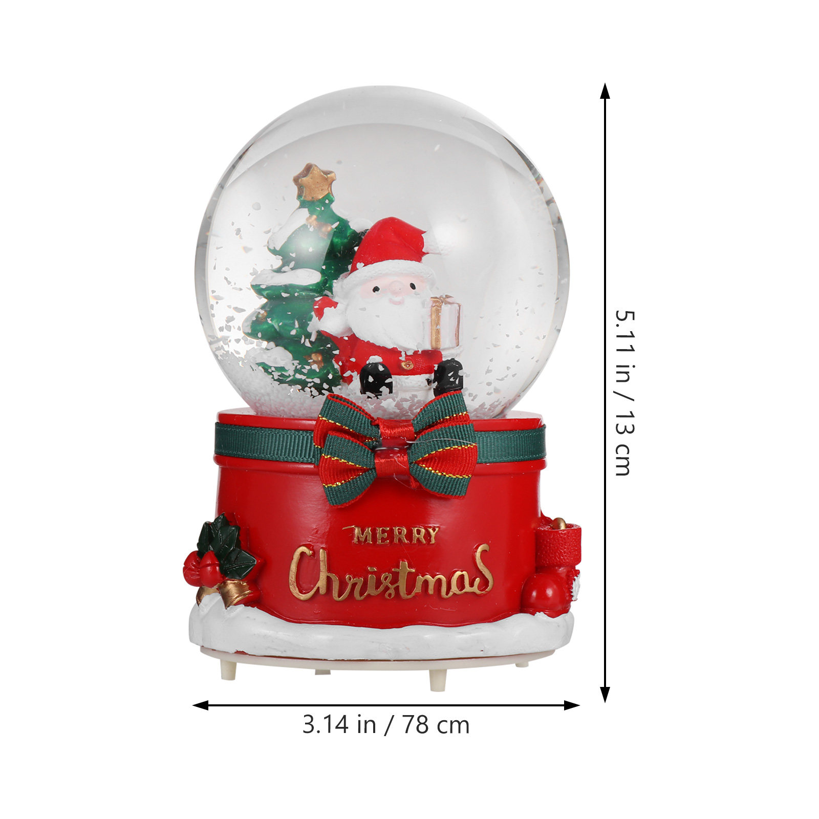 크리스마스 산타클로스 크리스탈 볼 뮤직 박스 스노우 글 - Snow Globe Musical 리뷰 및 가격