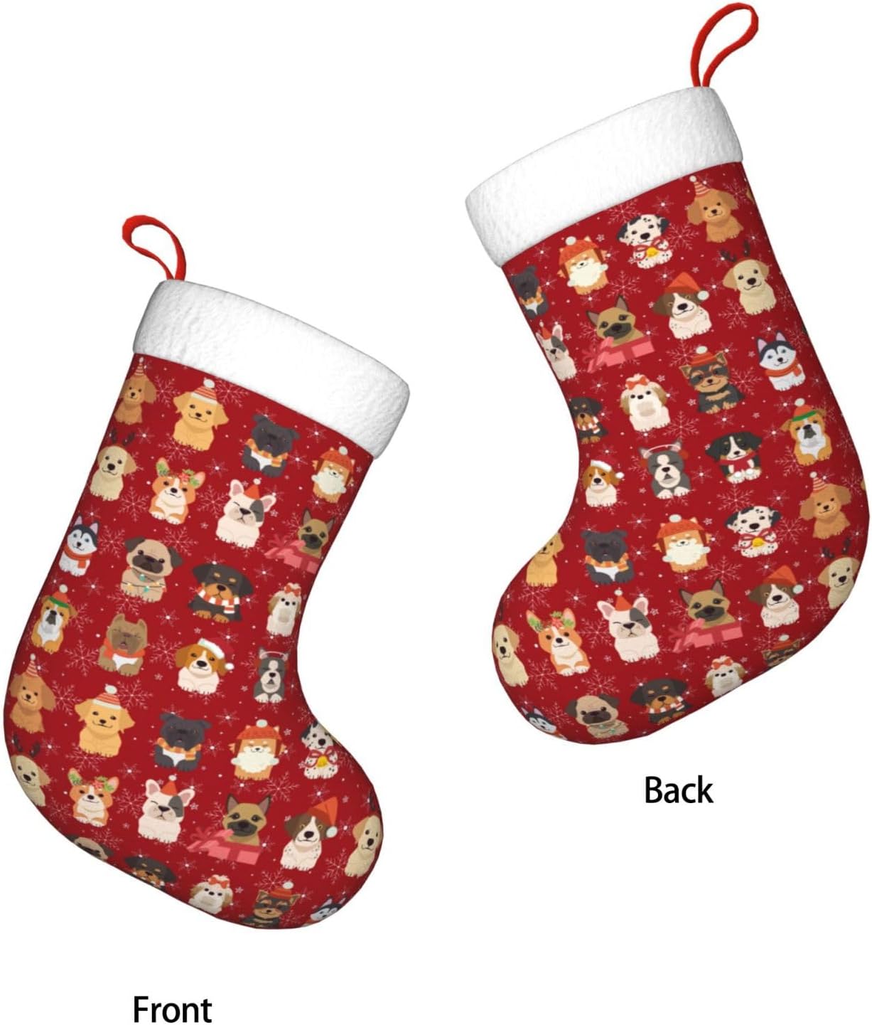 귀여운 크리스마스 강아지 크리스마스 스타킹 벽난로 장식 - Christmas Stocking Hanging 리뷰 및 가격