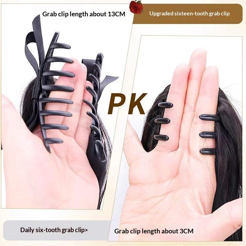 14인치 나비넥타이 클로 포니테일 가발 합성 풍성한 리 - Ribbon Bow Gift 리뷰 및 가격