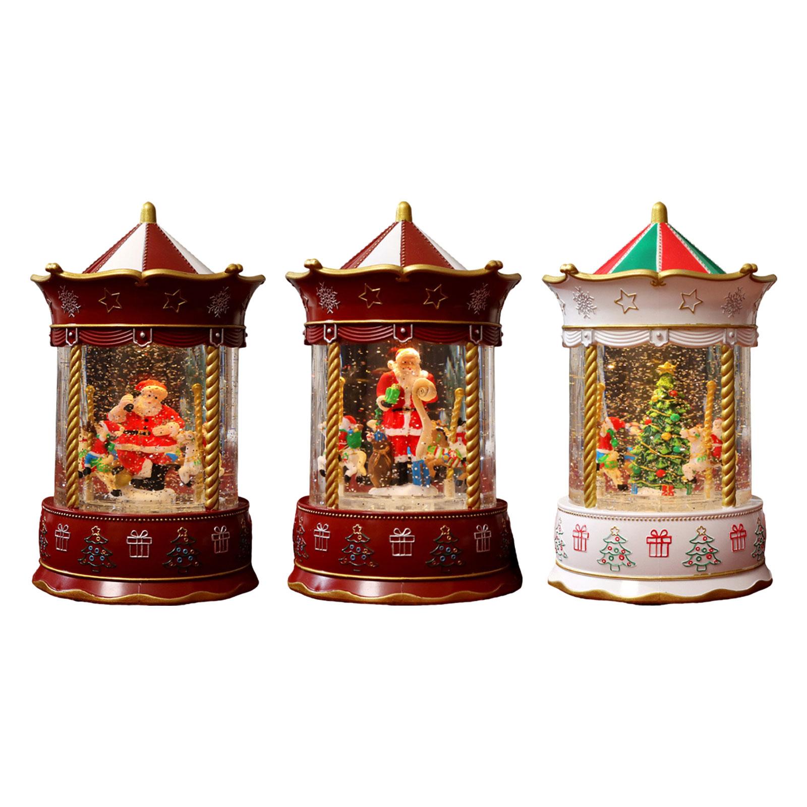 크리스마스 뮤지컬 스노우 글로브 뮤직 박스 데스크탑 장 - Snow Globe Musical 리뷰 및 가격