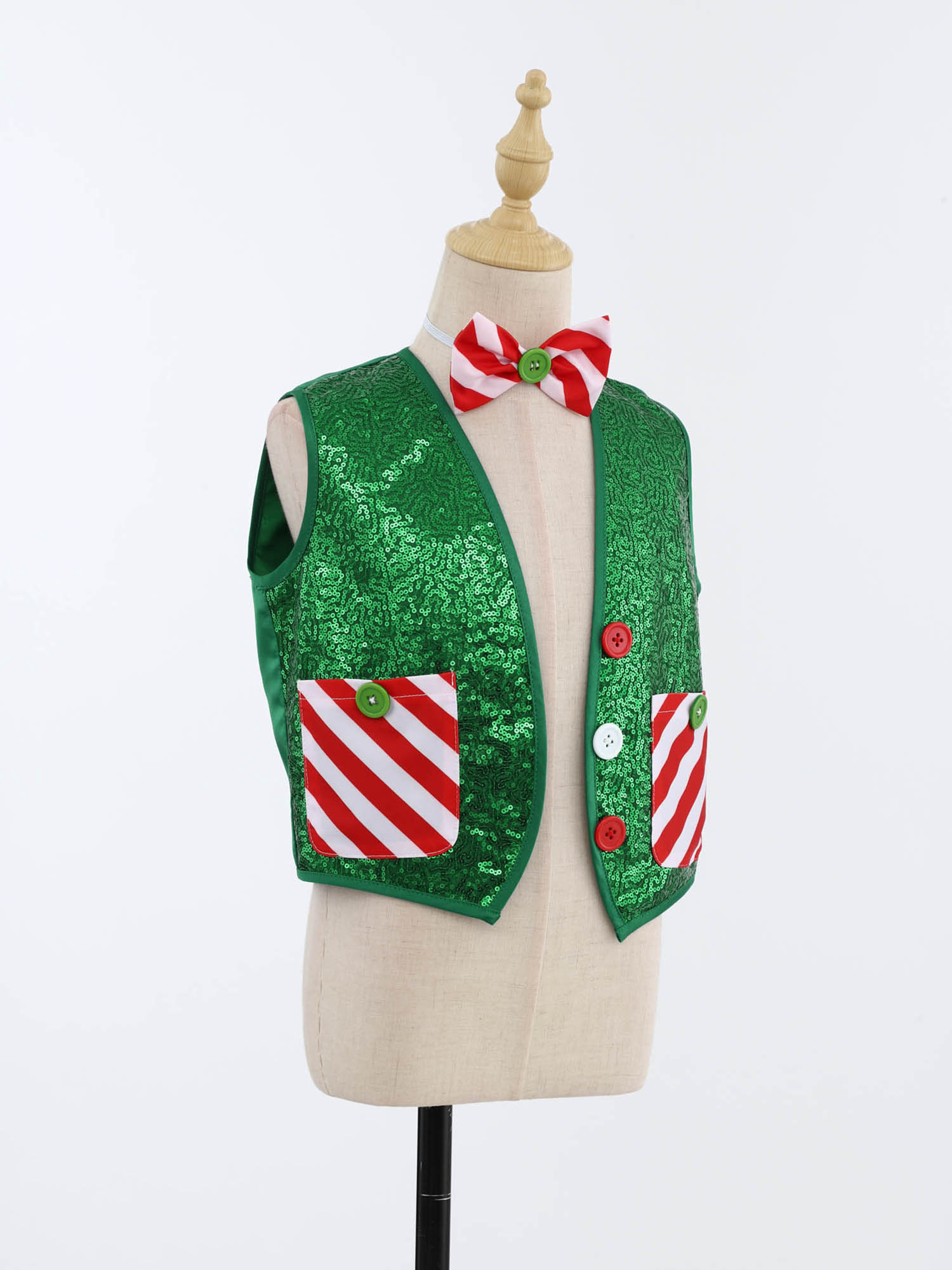 남아 크리스마스 스팽글 산타 엘프 조끼 크리스마스 스트 - Elf Costume Christmas 리뷰 및 가격