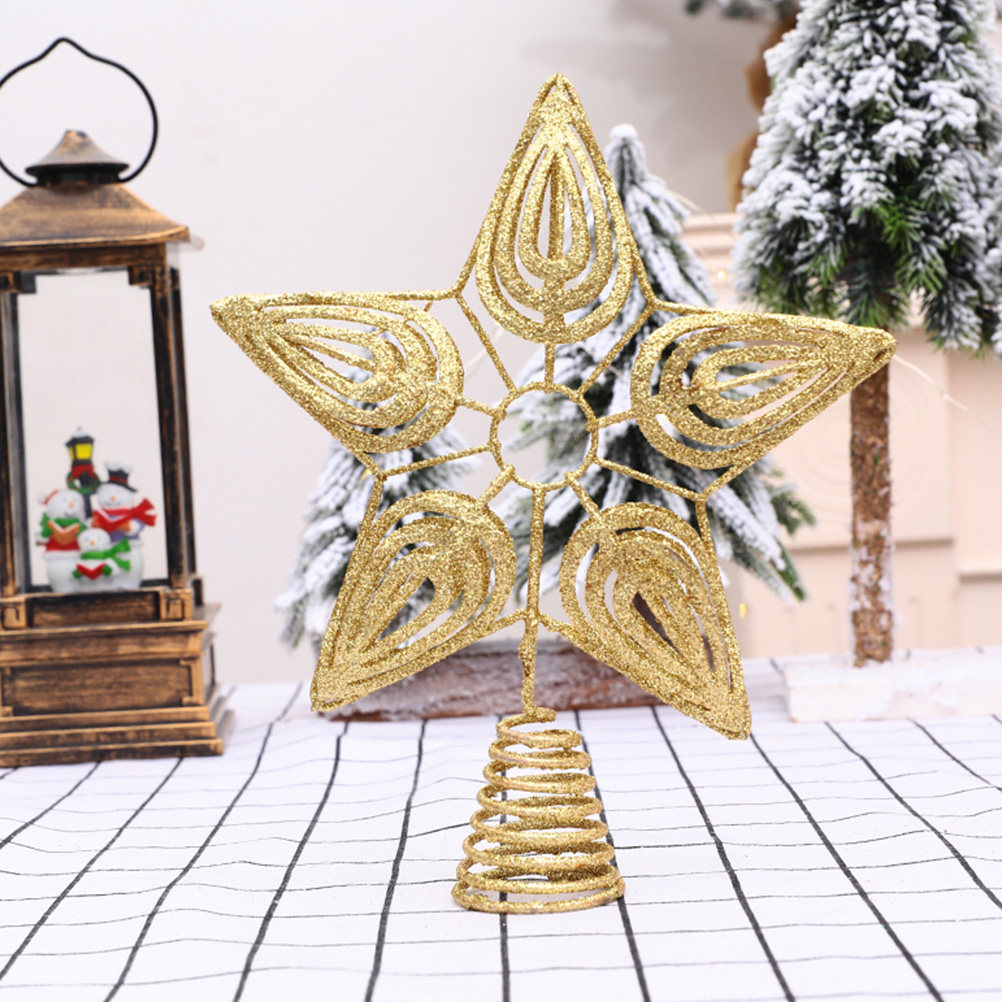 별 모양 크리스마스 트리 장식품 1개, 철제 아트 장식 - Star Tree Topper 리뷰 및 가격