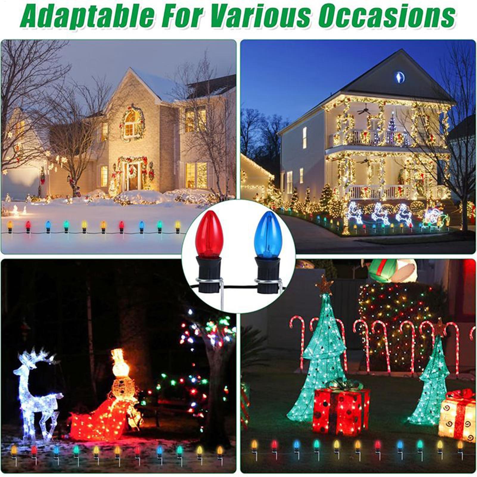 크리스마스 조명 말뚝 12인치 잔디밭 야외 장식 크리스 - Christmas Lights Outdoor 리뷰 및 가격