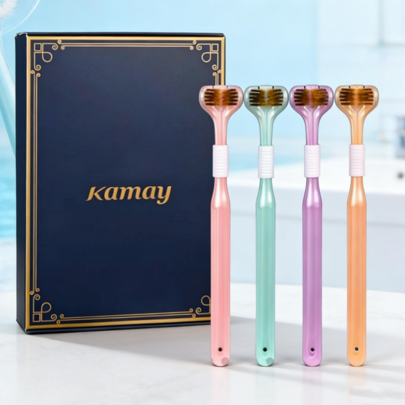 4개입 칫솔 세트(박스 포장), 3면으로 감싸진 칫솔로 - Gift Box Wrap Set 리뷰 및 가격