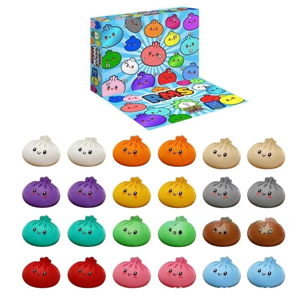 만두 모양 스퀴시 어드벤트 캘린더 미스터리 블라인드 박 - Advent Calendar Gift 리뷰 및 가격